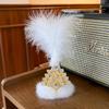 Ethnic Style Beaded Embroidered Sheep Plush Bag Charm Soft Fluffy Key Pendant for Women Purse Backpack Xmas Gift