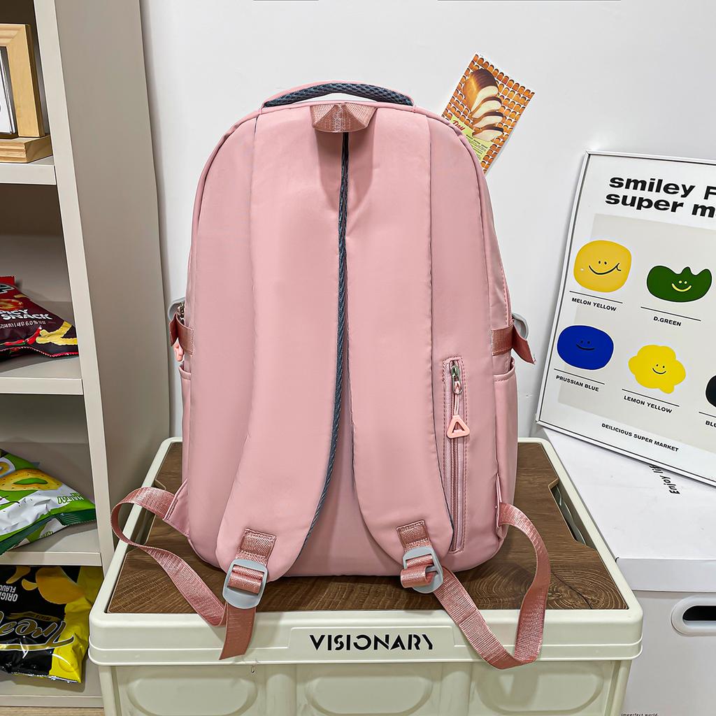 Junior High School Students' Schoolbags, Girls' Spine-Protecting and Weight-Reducing Backpacks for Middle School and High School Students,