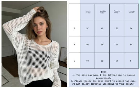 Summer New Women's Hollow Out Cover Up Soft Loose Long Sleeve Knit Top Ins Style Lightweight Breathable Beach Sun Protection Cardigan