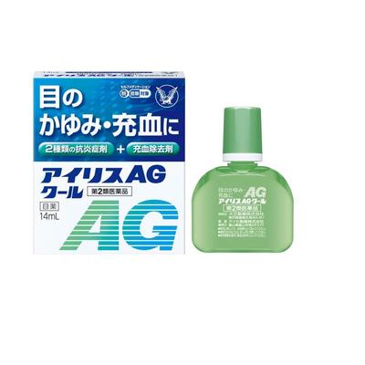 Taisho Pharmaceutical Iris AG Göz iltihabı ve kızarıklığı için ferahlatıcı damlalar, 14 ml