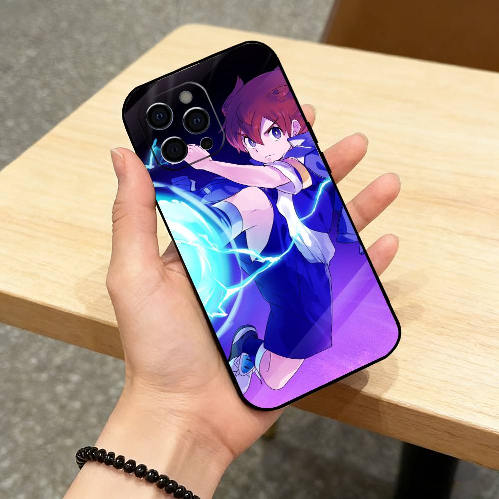 Cool Football InazumaS Eleven  Phone Case For iPhone 17,16,15,14,13,12,11 Plus,Pro Max,XS,Soft Silicone Black Cover