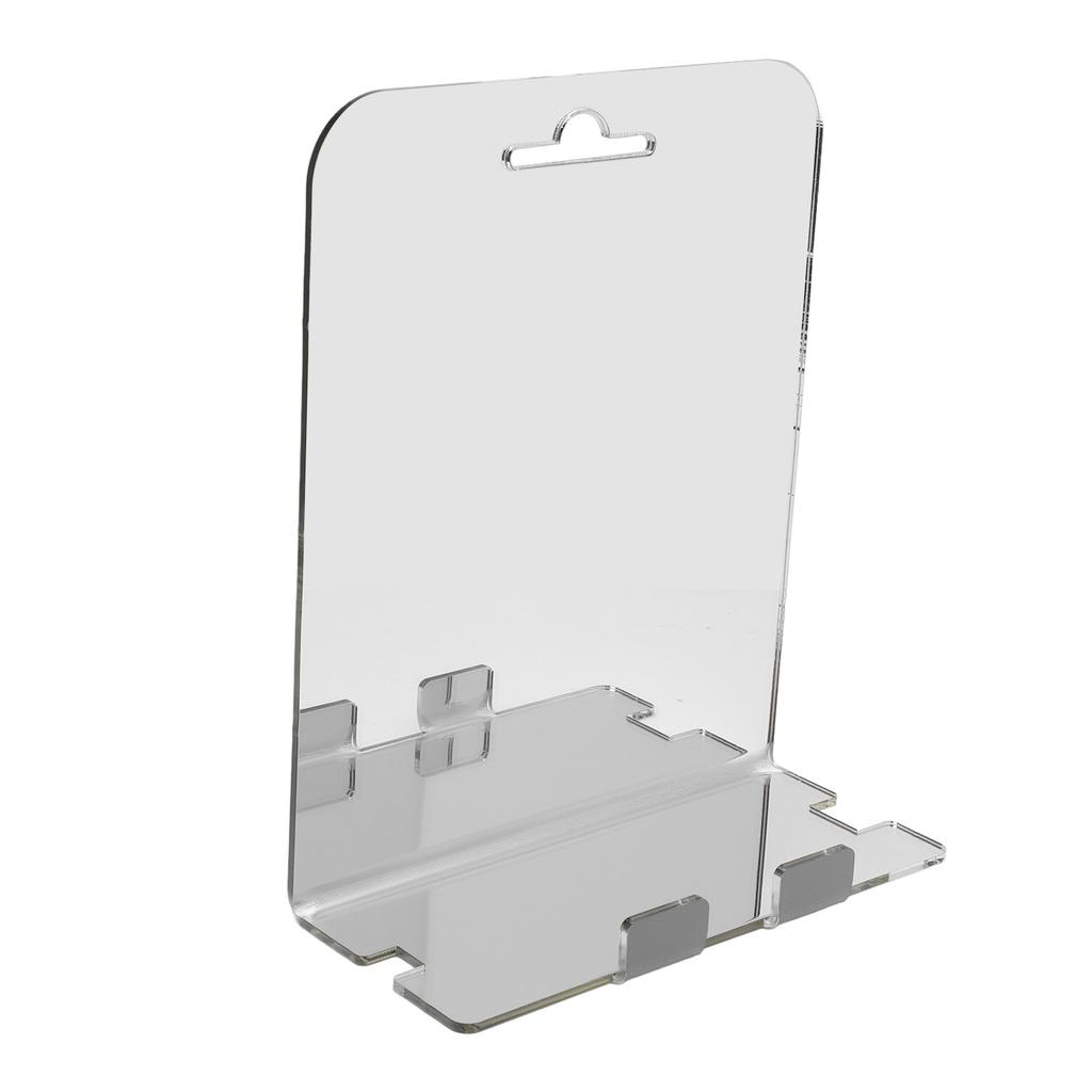 Bathroom Shower Mirror Fogless Acrylic Shower Makeup Shave Mirror with Stainless Steel Hook