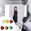 18cm/7inch Weicher Diffusor Lampenabdeckung Tuch Diffusor Blitzreflektoren Lampensocke für Blitzlicht Schüssel Fotostudio