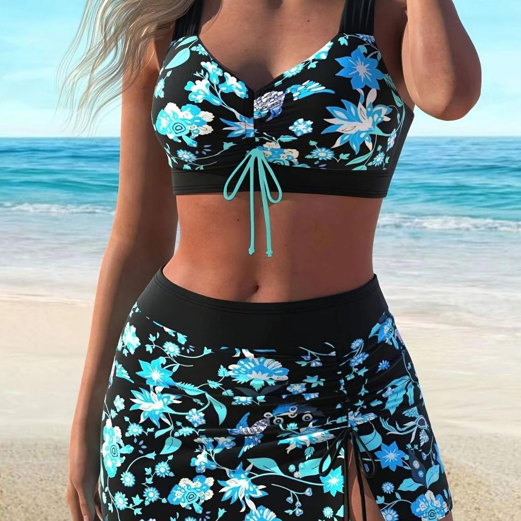 New Swimsuit Women's Split Bikini Bow Is Thin and Hot.
