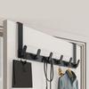 Over door Coat Rack Scratch Resistance Anti Slip for Bedroom Office Wall
