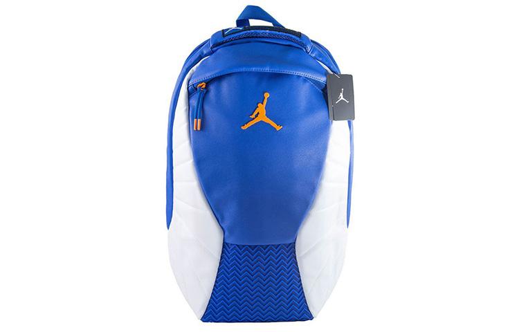 Jordan Men's Blue/White Polyester Backpack Regular Unisex