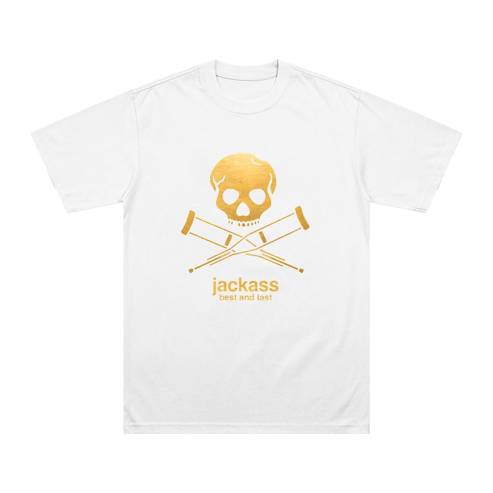 

Jackass Best and Last Fashion Mens Logo Graphic Printed T Shirts Fashion Classic Tee Cotton Comfortable Unisex Tops XS