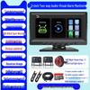 360° Panoramic Truck Dashcam with Four-Way Monitoring, HD Full-Color Night Vision, and Reversing Camera for 12V/24V Systems.