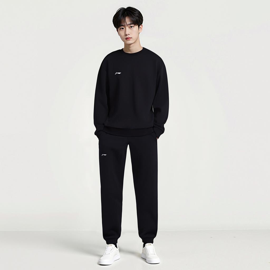Li Ning Sweatshirt Set Men's 2 Piece Set AWEV059-1