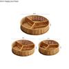 Imitation Rattan Storage Basket Fruit Basket Snack Tray Refreshment Tray Candy Box Dried Fruit Plate Fruit Plate Storage Box