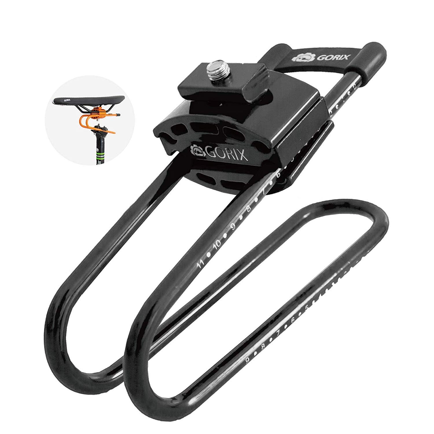 

Подвеска седла велосипеда GORIX (GX-SSP) весна (черный)