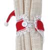 Festliche Weihnachts-Raffhalter mit entzückenden Weihnachtsmann-, Schneemann- und Rentier-Motiven