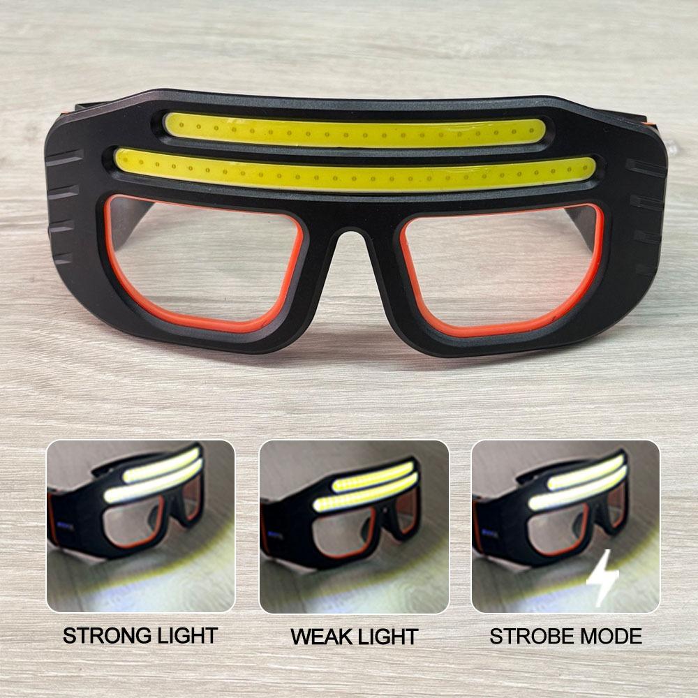 Powerful COB Headlamp Type-C Rechargeable Head Flashlight Built-in Battery Outdoor Fishing Camping Lantern Waterproof Torch