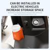 AAN1 2PCS PU Leather Car Door Cup Holder Organizer Box for Mercedes-Benz C E A S GLC GLE GLB G Class Etc Seat Back Clip Storage