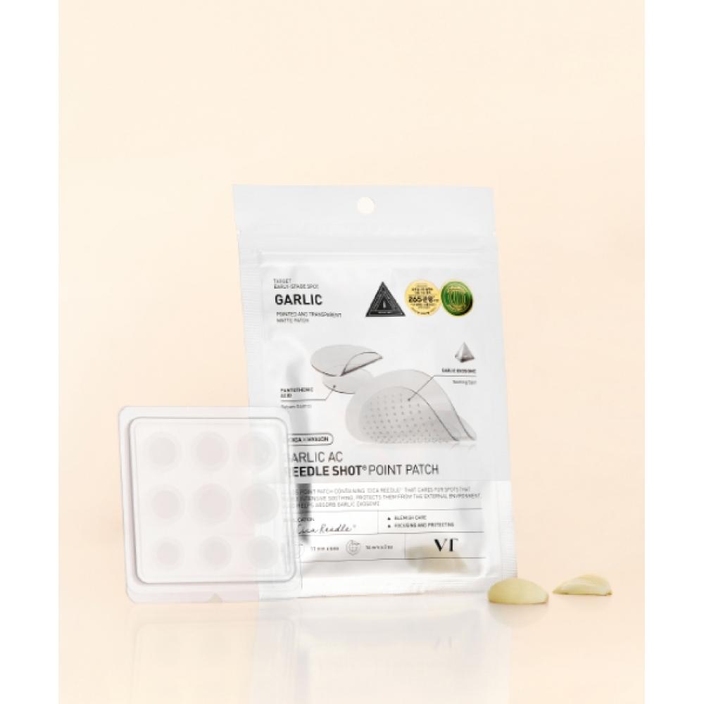 Vt Cosmetics Vt Чесночный Ac Точечные патчи Riddleshot 9 шт. Garlic AC Riddleshot Point Patch