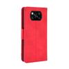 Flip Case for Xiaomi Poco X3 NFC / Poco X3 Pro, Card Slot, Red