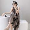 Cotton and silk nightgown women's summer 1011 new high-end vacation style long dress, sleeveless pajamas and loungewear in spring and autumn