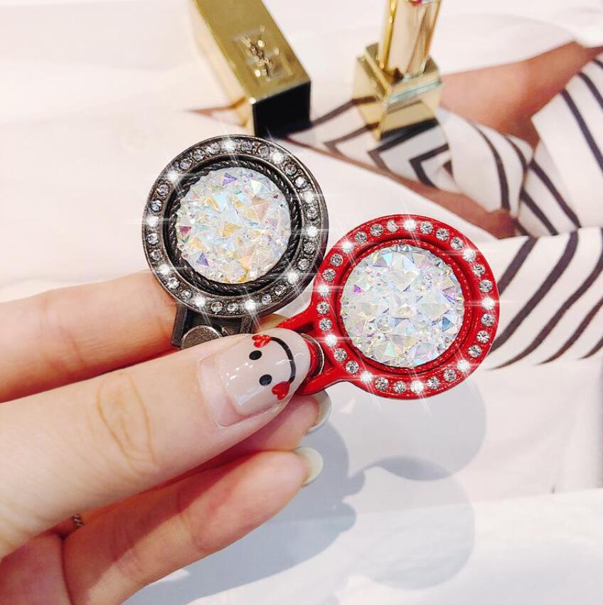 Mobile Phone Holder Mount Metal Phone Holder Glisten 360 Finger Ring Bracket Gemstone Stand