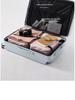 20-Inch Lightweight Carry-On Suitcase with Wide Handle & Silent Wheels, Combination Lock, Unisex Travel Companion