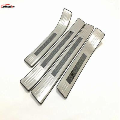Für Zubehör Mitsubishi Eclipse Kreuz 2017 2018 Auto Styling Aufkleber Tür Sill Trim Abdeckung Verschleißplatte Schutz