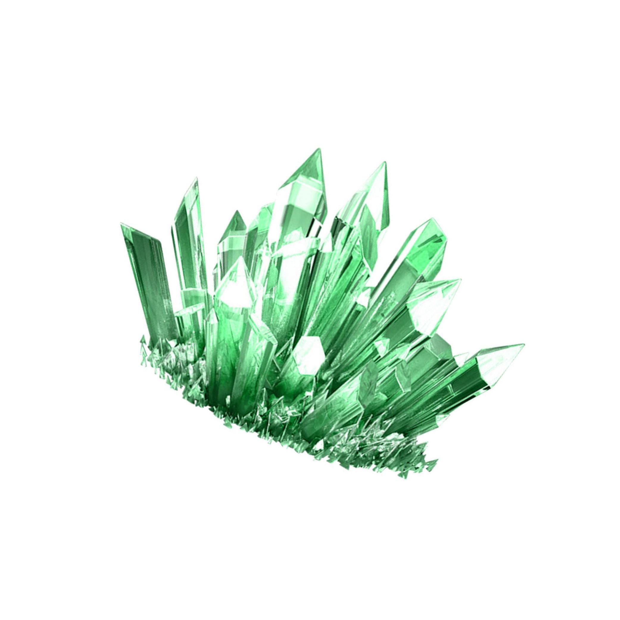 Kit Experiment Crystal Growing Science for Kids Conduct Crystals зелёный