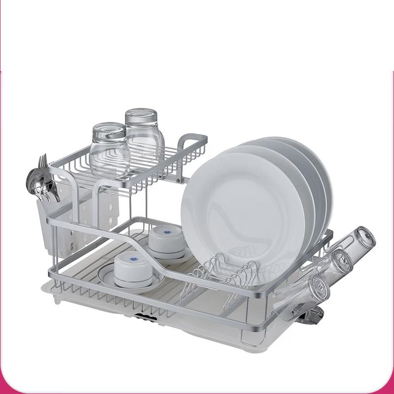 Foldable Nordic Aluminum Dish Drying Rack