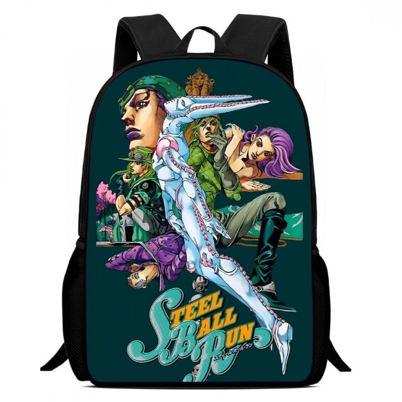 Zaino Scolastico per Bambini del Cartone Animato JoJo's Bizarre Adventure Leggero Ergonomico a Doppia Spalla Con Disegno Stampato Voti