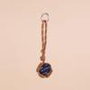 Handmade Braided Bag Charm with Ball Knot Woven Rope Keychain for Women Handbags Purse Bags Pendant Car Keys Gifts Accessories