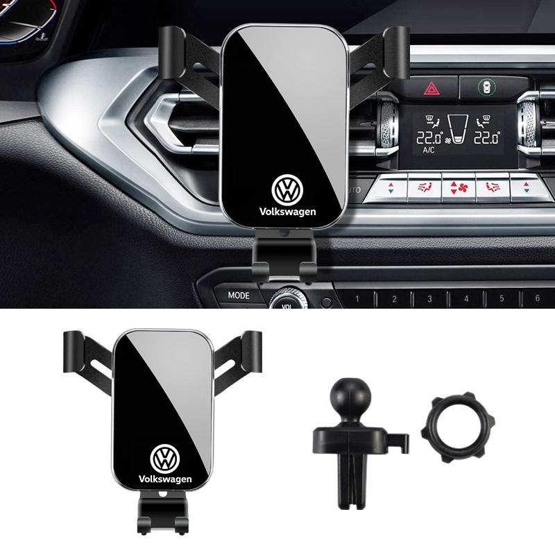 2026 Hot Car Interior Cell Phone Holder Vent Metal Phone GPS Stand Support For VW Volkswagen Golf Bora MK7 CC Interior Mouldings MDA-E25