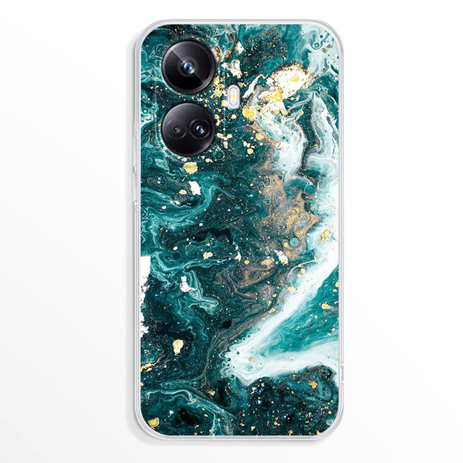 

For Realme 10 Pro Plus Case 2023 Marble Pattern Funda TPU Soft Clear Cover For Realme 10 Pro Realme10 4G RMX3630 Protector Capas Realme 10 Pro Plus