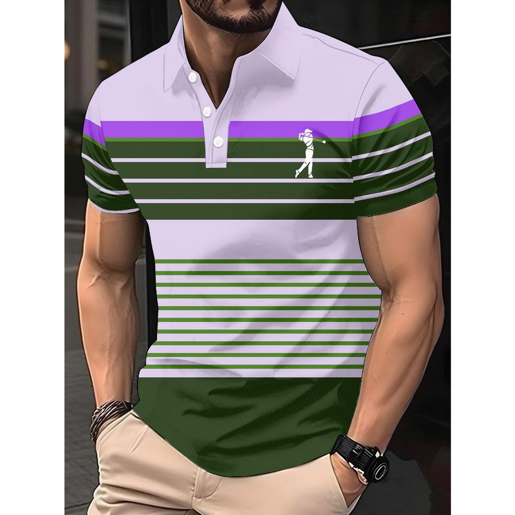 2026 Model Men's Polo Shirt, Fashionable and Trendy, Suitable for Both Business and Casual Wear, Suitable for All Seasons.