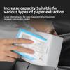 Car Tissue Box For Tesla Model Y 3 X S Seat Back Hanging Silicone Tissue Holder Box With Fix Strap Auto Interior Accessories kdf3