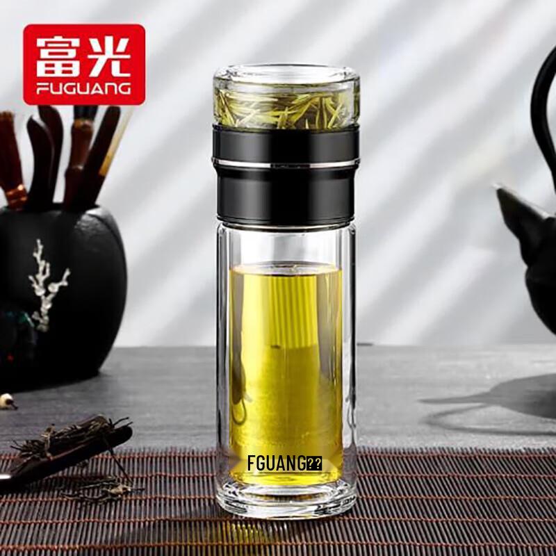 Fuguang Mingdao Portable Glass Tea Infuser Bottle