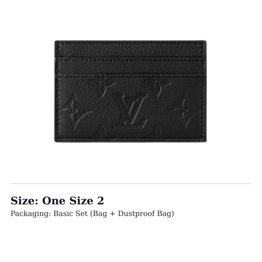 Louis Vuitton M83700 Double Card Holder M81415