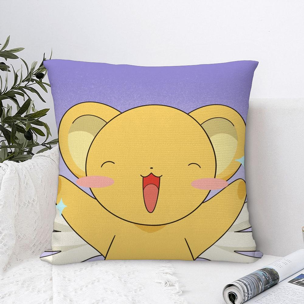 Anime C-Cardcaptor S-Sakura Pillow Case Sofa Decorative Home Double-sided Printing Short Plush Cushion Cover Throw Pillow Cover