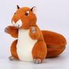 25cm Kawaii Nuts Turn Into Squirrel Stuffed Animal Soft Hiding In Nut Fruit Plush Cute Doll Pillow Children's Toys Birthday Gift