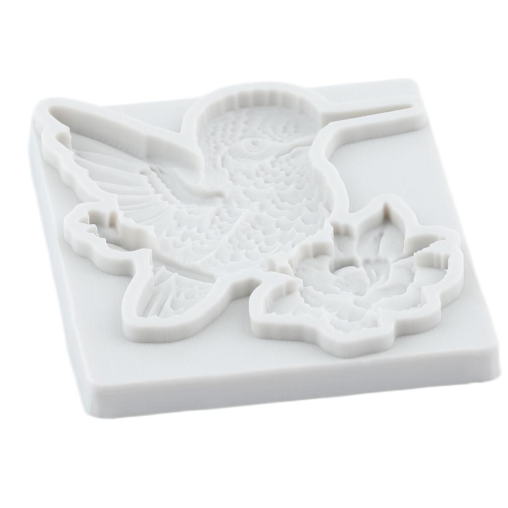 Vögel Silikonformen Blume Fondantform Kuchen Dekorationswerkzeuge Cupcake Topper Schokolade Süßigkeiten Handwerk Gum Paste Polymer Clay