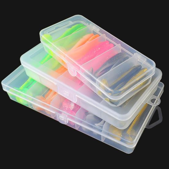 31Pcs/Box 5.5/6.5/7.5CM Soft Fishing Lure Hooks T-shaped 5 Jig Head Kit with Paddle Tail Colorful