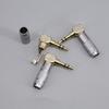 Right Angle Silver Gold Plated Audio 3.5mm Jack Male for Soldering 3 Pole Stereo 90 Degree Earphone Plug Connector Plug