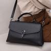 Leather Bag Women's New Handbag Women's Work Commuting Niche High-end Cowhide Messenger Bag Women