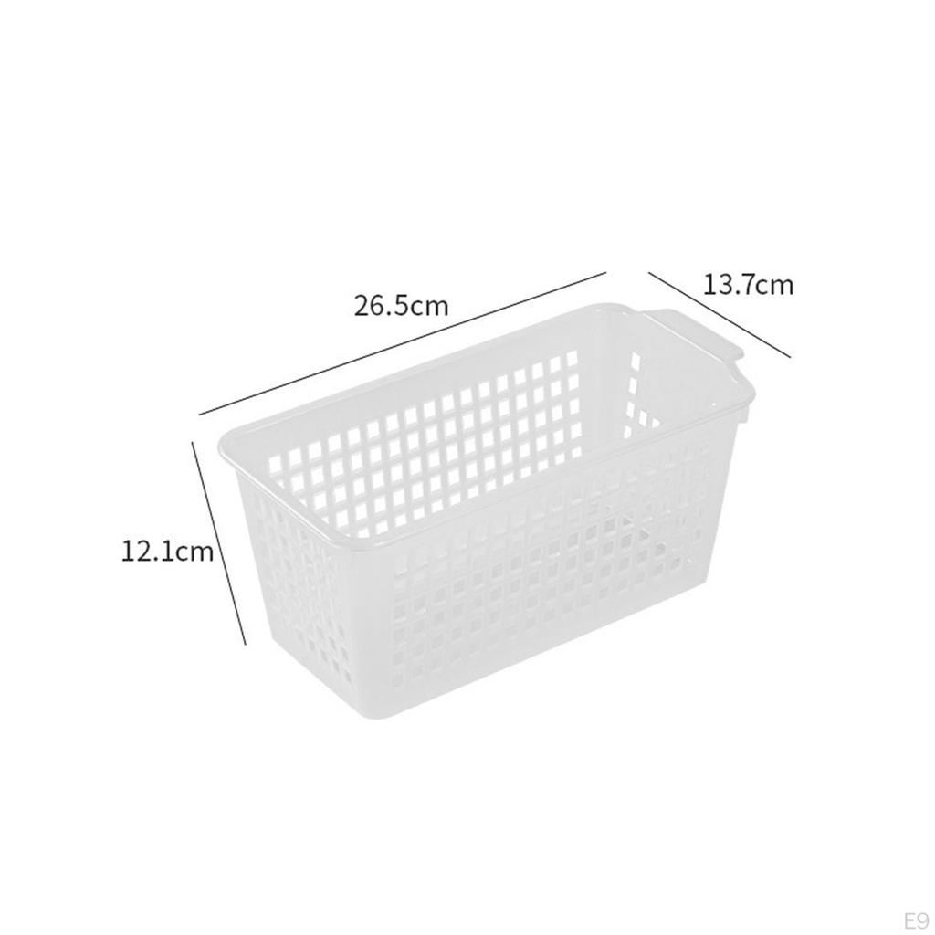 6 Pieces Desktop Storage Basket Bins Functional Trays Bathroom Racks Makeup Organizer