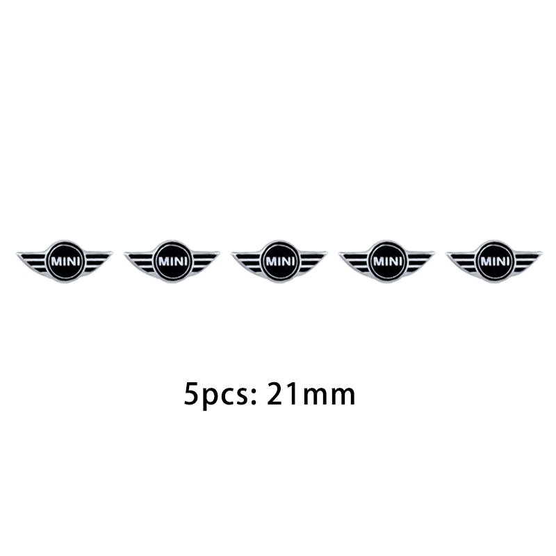 21mm Car Key Stickers Keyhole Decor Decal For BMW MINI Cooper One JCW F54 F55 F56 F57 F60 R50 R52 R53 R60 Key Fob Emblem Sticker