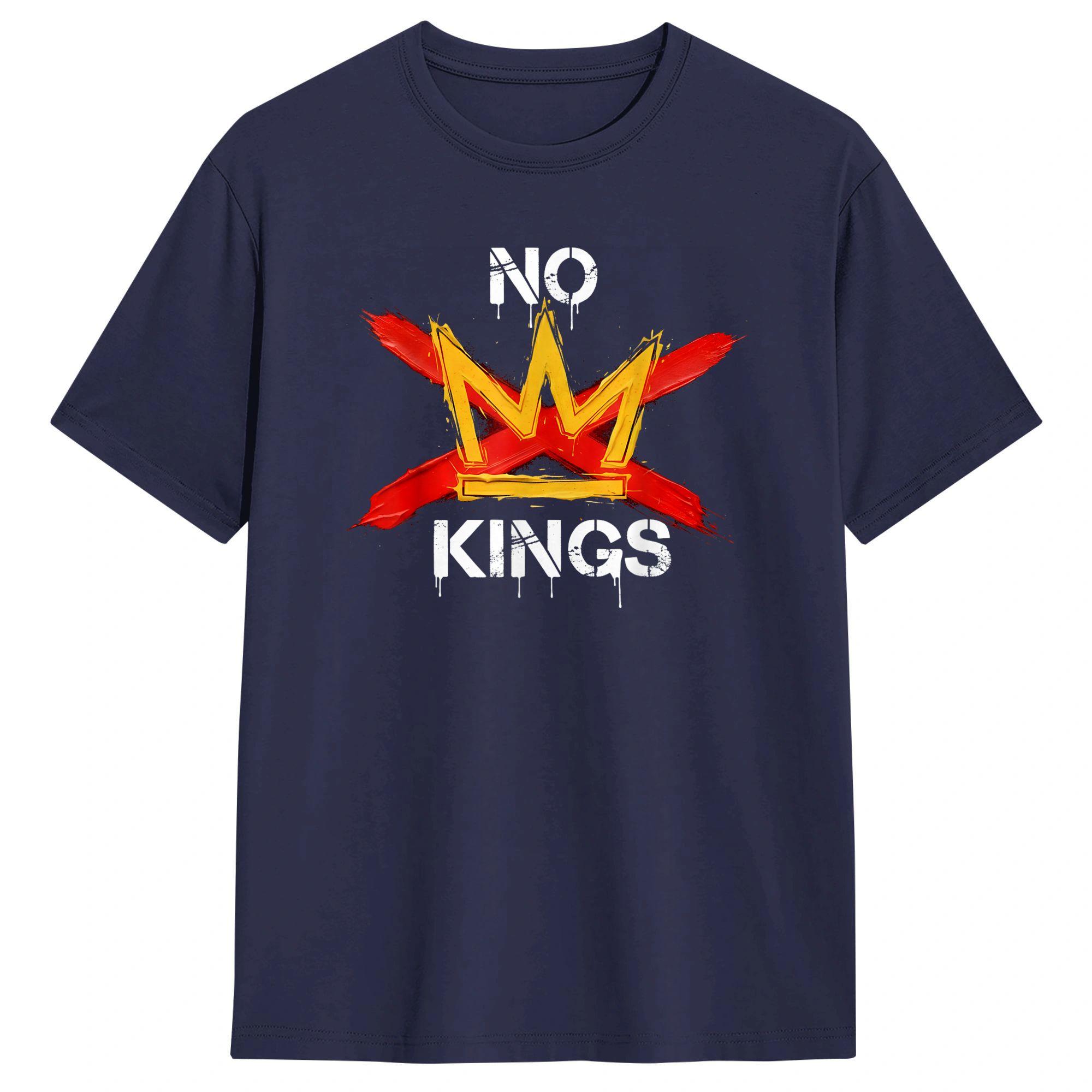 

No King Retro Vintage T Shirt Summer 100 Cotton TShirts For Unisex Harajuku Print Tee Shirt Short Sleeve Awesome Top Tees 4XL