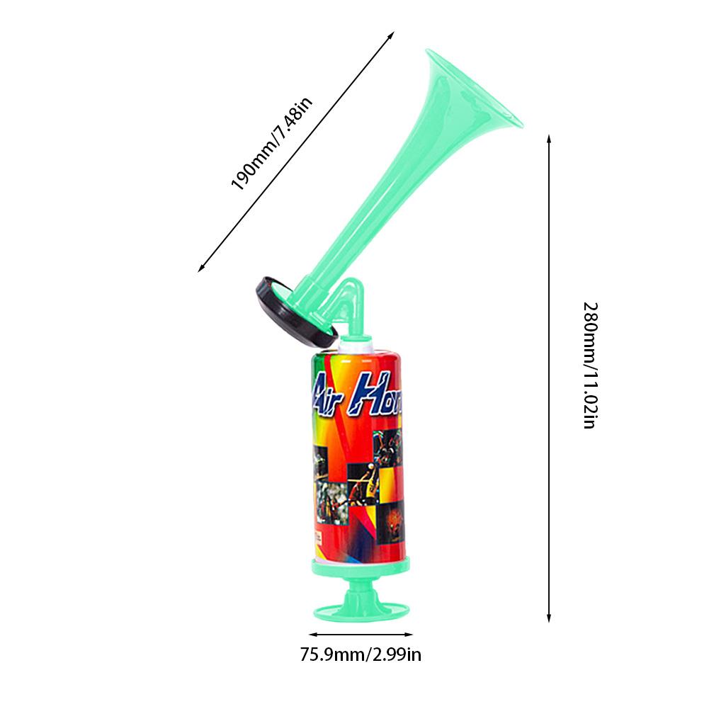 Super Horn Hand Pump Air Horn Cheer Ball Football Fans Horn With a Loud iniature Hand Pump Balloon Horn For Use in Sports Games