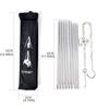 Triangle Support Camping Cooking Tripod 3 Section Camping Kitchenware Tripod  Team and Family