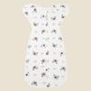 Baby Cotton Swaddle Blanket Newborn Sleep Sack Wrap Arms Up Design Stretchable Sleeves