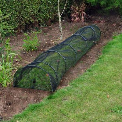 Tunnel de Plantation en Maille Noire Agricole Couverture en Plastique 300X45X45cm Pour la Plantation et la Protection des Légumes Accessoires de Jardinage