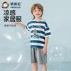 English Bolun Boys' 100% Pure Cotton Short Sleeve Set (180g)