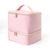 Portable Nail Polish Storage Bag Essential Oil Bag Cosmetic Nail Care Kit Nail Care Tool Storage Box Double Layer 30 Compartment