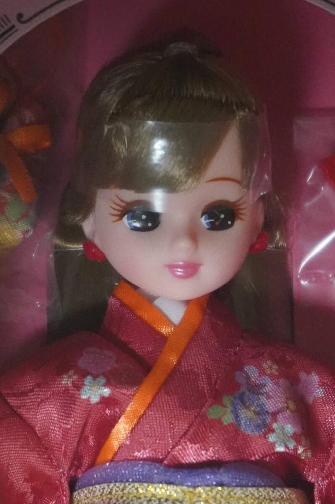 TAKARA TOMY Brand Buy It Kimono New, Now Licca-chan Doll, Red, LD-30